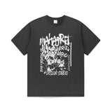 mahagrid (マハグリッド) CORP TEE CHARCOAL(MG2DMMT509A)