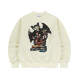 mahagrid (マハグリッド) BAT POSTER COLLAGE SWEATSHIRT CREAM(MG2EFMM459A)