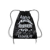 [PBA] Total Logo Metal Drawstring Bag [BLACK]アジョバイアジョ(AJOBYAJO)