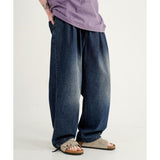 ダブルユーブイプロジェクト(WV PROJECT) Cozy slub denim banding pants deepblue JNLP7719