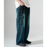 EZKATON (エズカートン) Dyeing Cargo Denim Pants Vintageblue SHLP6710