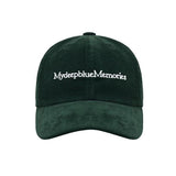 MYDEEPBLUEMEMORIES(マイディープブルーメモリーズ) CORDUROY MM BALL CAP in deep green