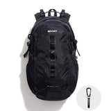 NYLON TAIL SQUARE BACKPACK (BLACK)