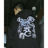 ROMANTIC CROWN(ロマンティック クラウン) 3D LOGO HOODIE_BLACK