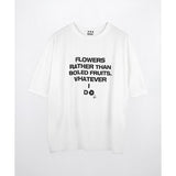MYDEEPBLUEMEMORIES(マイディープブルーメモリーズ) FOREVER YOUNG HALF TEE in white