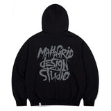 mahagrid (マハグリッド) SLASH LOGO HOODIE BLACK(MG2EFMM412A)