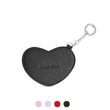 ブラック·パブル(BLACK PURPLE) Adorable Heart Card Holder Keyring