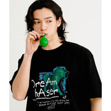 ダブルユーブイプロジェクト(WV PROJECT) Hobby horse 1/2 sleeve t-shirts black JIST7713