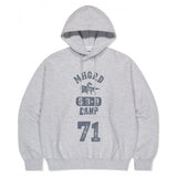 mahagrid (マハグリッド) SKETCH COLLEGE HOODIE LIGHT GREY(MG2EFMM409A)