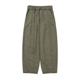 アジョバイアジョ(AJOBYAJO) Two-Tone Twill Oversized Pants [KHAKI]