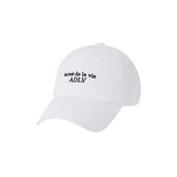 アクメドラビ(acme' de la vi) BASIC SMALL LOGO BALL CAP WHITE