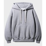 ティーダブリューエヌ(TWN) Newdaily plain hoodie gray HHHD3510