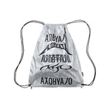 アジョバイアジョ(AJOBYAJO) [PBA] Total Logo Metal Drawstring Bag [SILVER]