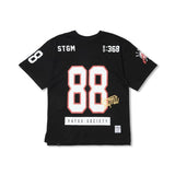 STIGMA(スティグマ)  88 Football Oversized Short Sleeves T-Shirts Black