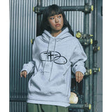 ROMANTIC CROWN(ロマンティック クラウン)  SHINING LOGO HOODIE_LIGHT GREY