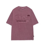 Odd Studio (オッドスタジオ) ODSD Pigment Damage T-shirt - dusty pink