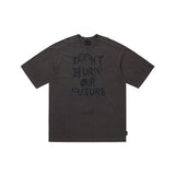 アジョバイアジョ(AJOBYAJO) [PBA] DBOF Collage T-Shirt [CHARCOAL]