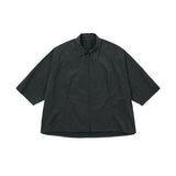 アジョバイアジョ(AJOBYAJO) Nylon Cape Shirt [CHARCOAL]