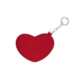 ブラック·パブル(BLACK PURPLE) Adorable Heart Card Holder Keyring (red)