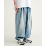 ダブルユーブイプロジェクト(WV PROJECT) Cozy slub denim banding pants lightblue JNLP7719