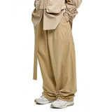 アジョバイアジョ(AJOBYAJO)  Asymmetric Cotton Pants [BEIGE]