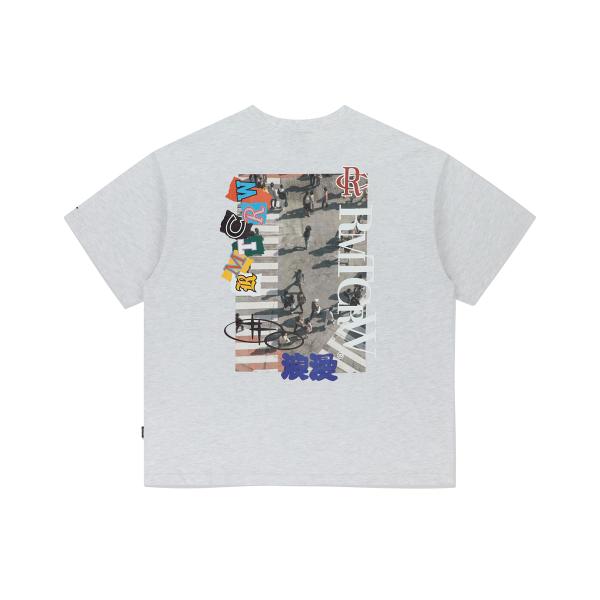 ROMANTIC CROWN ♥CROSSWALK LOGO TEE SHIRT/追跡付 ROMANTIC CROWN(ロマンティック クラウン) CROSSWALK LOGO TEE
