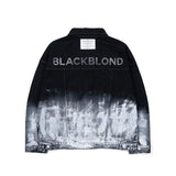 ブラックブロンド(BLACKBLOND) BBD Smoke Painted Custom Denim Jacket (Black)