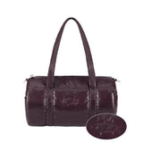 Odd Studio (オッドスタジオ) Odd Signature Glossy Padded Shoulder Bag - BURGUNDY