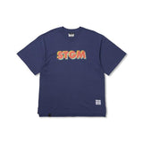 STIGMA(スティグマ) Harf Tone Oversized Short Sleeves T-Shirts Navy