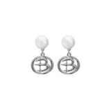 ブラック·パブル(BLACK PURPLE) Pearl Signature Earring