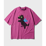 ダブルユーブイプロジェクト(WV PROJECT) Monster pony 1/2 sleeve t-shirts vintagepink JJST7715