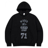 mahagrid (マハグリッド) SKETCH COLLEGE HOODIE BLACK(MG2EFMM409A)