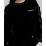 ROMANTIC CROWN(ロマンティック クラウン) SPORTY LINE LONG SLEEVE_BLACK