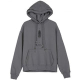 FLARE UP (フレアアップ) Event Horizon Layered Hoodie (FL-143_Dark Gray)