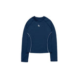 アクメドラビ(acme' de la vi) CIRCLE SYMBOL WOMAN LONG SLEEVE RASH GUARD NAVY