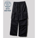 JEMUT (ジェモッ) Trap Parasuit Cargo Pants Black SOLP2526