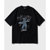 ダブルユーブイプロジェクト(WV PROJECT) Bunny webe 1/2 sleeve t-shirts black MJST7718
