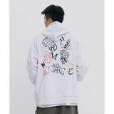 ROMANTIC CROWN(ロマンティック クラウン) RC SCRIBBLE HOODIE_LIGHT GREY