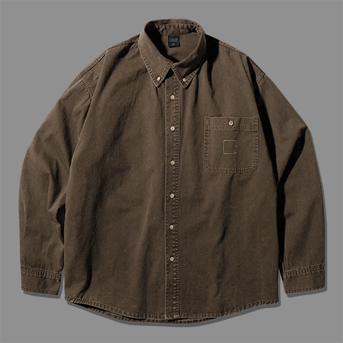 エズカートン(EZKATON) Recycle Long Sleeve Shirt 1種 KMLS6867
