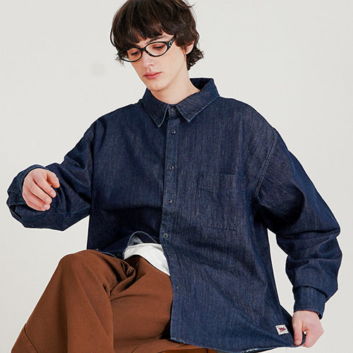 ダブルユーブイプロジェクト(WV PROJECT) Berry Denim Shirt 1種 JILS7778