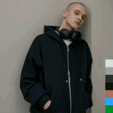 エズカートン(EZKATON) Inverted Crop Hood Zip-Up 1種 SHOT6659