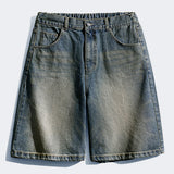 パーステップ(PERSTEP) Rain Slub Denim Half Pants 1種 JUSP4642