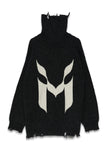 MMIC(エムエムアイシー) DESTROYED EMBLEM PULLOVER