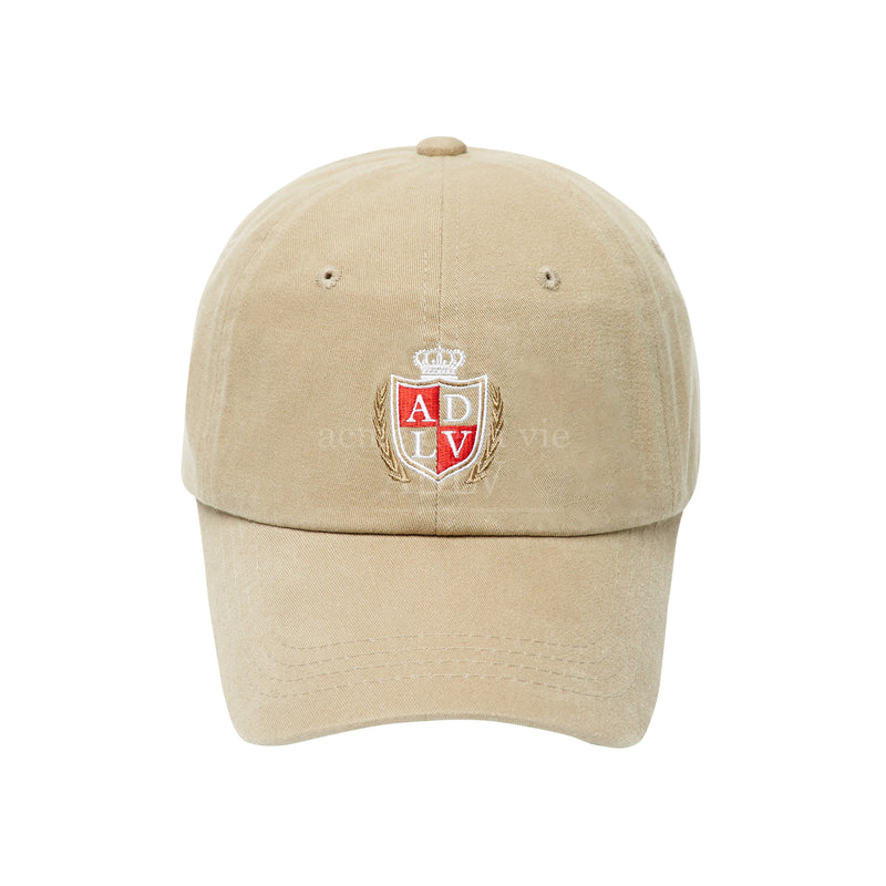 アクメドラビ(acme' de la vie)  ADLV NOBLE LOGO BALL CAP BEIGE