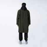 アクメドラビ(acme' de la vie) BALMACAAN WOOL AND CASHMERE LONG COAT KHAKI