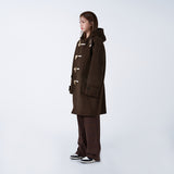 アクメドラビ(acme' de la vie)  OVERFIT WOOL DUFFEL COAT BROWN