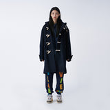 アクメドラビ(acme' de la vie) OVERFIT WOOL DUFFEL COAT NAVY