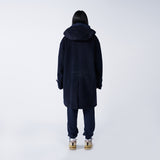 アクメドラビ(acme' de la vie) OVERFIT WOOL DUFFEL COAT NAVY