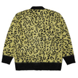 アクメドラビ(acme' de la vie) LEOPARD MOHAIR CARDIGAN YELLOW