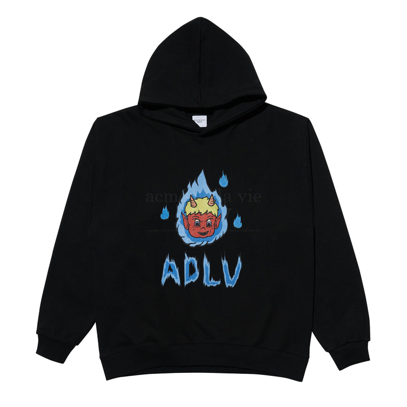 アクメドラビ(acme' de la vie)  ADLV DEVIL HOODIE BLACK